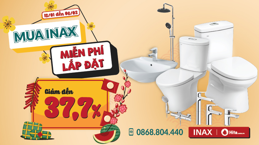 Mua INAX - Miễn phí lắp đặt